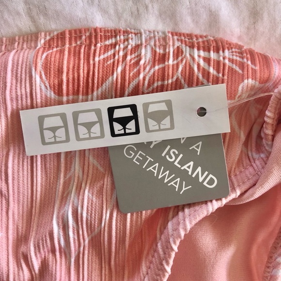 nwt roxy floral bikini (top L, bottom M) - Picture 8 of 9